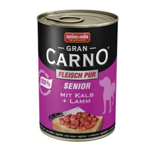 Animonda Gran Carno Sığır Etli Kuzulu Yaşlı Köpek Konservesi 400 gr - Animonda