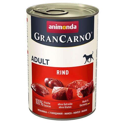 Animonda Gran Carno Sığır Etli Yetişkin Köpek Konservesi 400 gr - 1