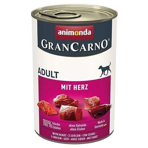 Animonda Gran Carno Sığır Yürekli Yetişkin Köpek Konservesi 400 gr - 1