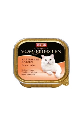 Animonda Hindili ve Somonlu Kısırlaştırılmış Yetişkin Kedi Konservesi 100 gr - 1