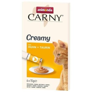 Animonda Snack Carny Tavuk & Taurin Sıvı Krema Kedi Ödülü 6 X 15 gr - Animonda