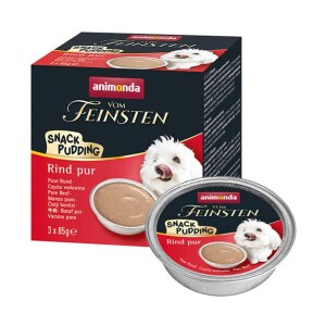 Animonda Vom Feinsten Biftekli Yetişkin Köpek Pudingi 3 X 85 gr - Animonda