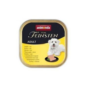 Animonda Vom Feinsten Hindili ve Peynirli Yetişkin Köpek Konservesi 150 Gr - Animonda