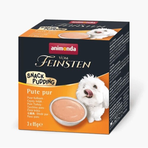 Animonda Vom Feinsten Snack Pudding Hindili Yetişkin Köpek Pudingi 3 X 85 gr - 1