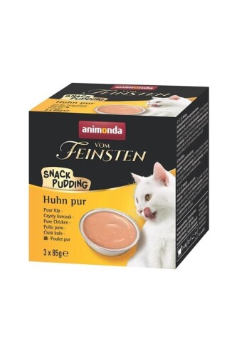 Animonda Vom Feinsten Snack Tavuklu Kedi Pudingi 3 X 85 gr - 1