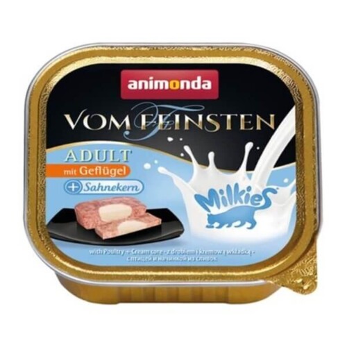 Animonda Vom Feinsten Tahılsız Bitki Sosu İçinde Somonlu Yetişkin Kedi Konservesi 100 gr - 1