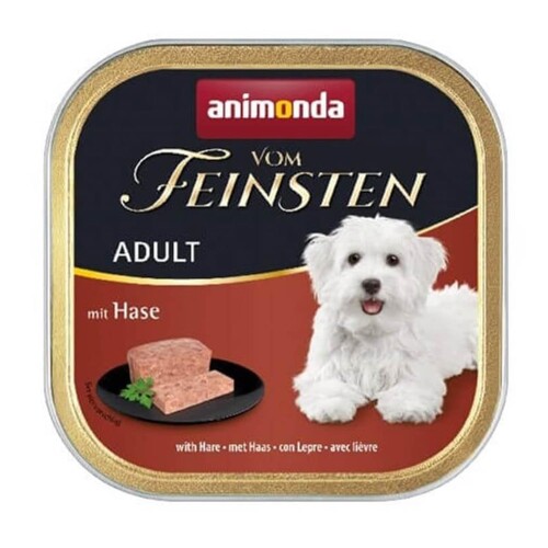 Animonda Vom Feinsten Tavşan Etli Yetişkin Köpek Konservesi 150 gr - 1