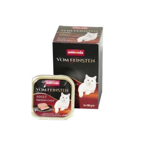 Animonda VomFeinsten Karışık Etli Yetişkin Kedi Konservesi 100 gr x 6 Adet - Animonda