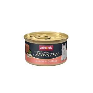 Animonda VomFeinsten Somon ve Kümes Hayvanlı Yetişkin Kedi Konservesi 85 Gr - Animonda