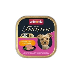 Animonda Von Feinsten Tavuk ve Kaz Etli Mini Irk Yetişkin Köpek Konservesi 100 Gr - Animonda