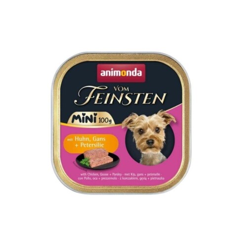 Animonda Von Feinsten Tavuk ve Kaz Etli Mini Irk Yetişkin Köpek Konservesi 100 Gr - 1