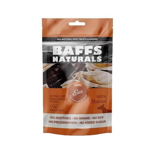 Baffs Natural Ear Kuzu Kulağı Köpek Ödülü 100 Gr - 1