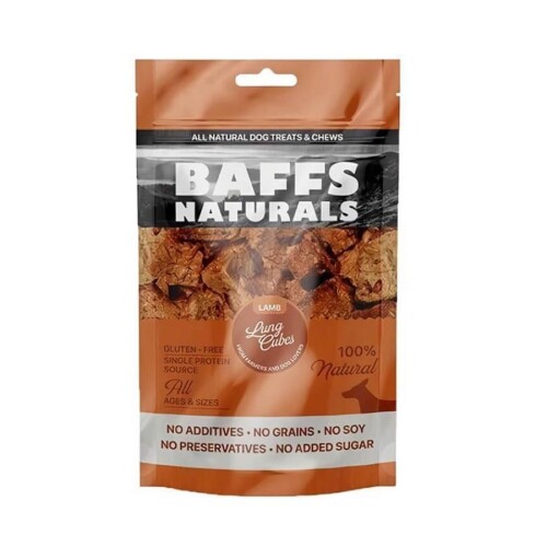 Baffs Natural Kuzu Ciğer Bisküvi Köpek Ödülü 100 Gr - 1