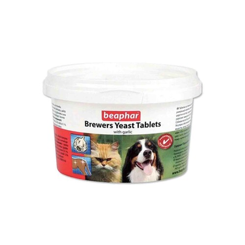 Beaphar Brewer Yeast Kedi ve Köpekler İçin Sarımsaklı Tüy Bakım Tablet 250 Ad. - 1