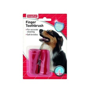 Beaphar Parmak Tipi Köpek Diş Fırçası 2 Adet - Beaphar