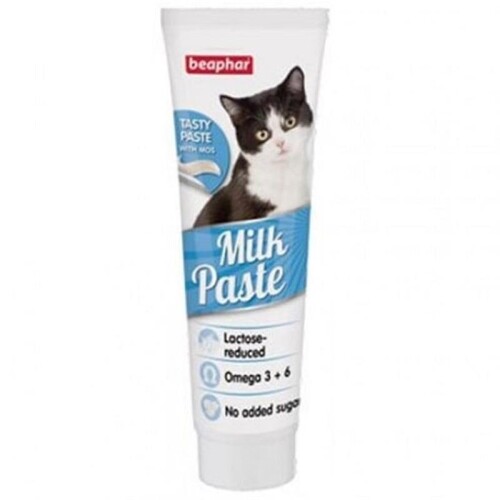 Beaphar Sütlü ve Omega 3 Destekli Kedi Vitamin Macunu 100 gr - 1