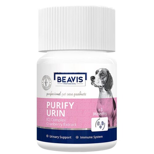 Beavis Purify Urin Köpekler İçin İdrar Yolu Sağlığı Düzenleyici Tablet 40 Adet - 1