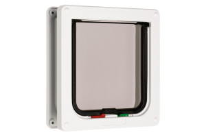 Beeztees CatMate Kedi Kapısı, Çift Yönlü, 4 fonksiyonlu, Beyaz, 19x20cm - 2