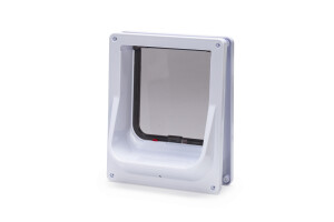 Beeztees CatMate Kedi Kapısı, Magnet İle Özel Girişli, Çift Yönlü, 2 fonksiyonlu, Kilitli, Beyaz, 24 - 2