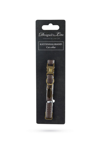 Beeztees DBL Kedi Boyun Tasması, Çift Katmanlı, Kahverengi, 20-30cm - 2