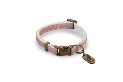 Beeztees DBL Kedi Boyun Tasması, Çift Katmanlı, Pudra Pembe, 20-30cm - 1