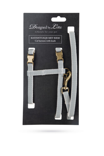 Beeztees DBL Kedi Göğüs Tasması ve Gezdirme Kayışı, 130cm, Mint, 27-45cm - 2