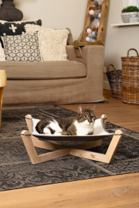 Beeztees DBL Kedi Hamağı, Gri, 51x51x18,5cm - 6