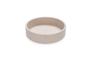 Beeztees DBL Kedi Mama Su Kabı, Bambu, Bej 12cm, 250ml - 1