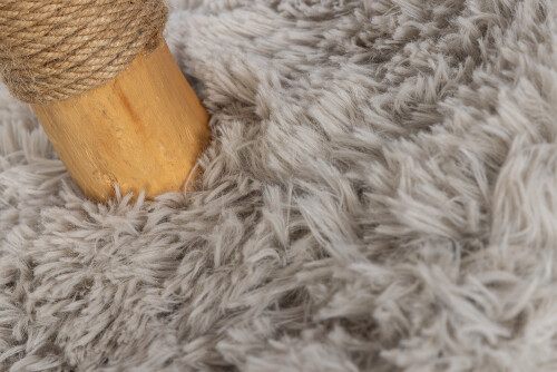 Beeztees DBL Kedi Tırmalama ve Oyun Evi, Doğal, 60x45x100cm - 7