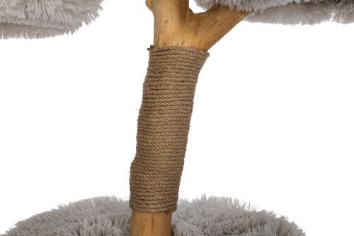 Beeztees DBL Kedi Tırmalama ve Oyun Evi, Doğal, 60x45x100cm - 16