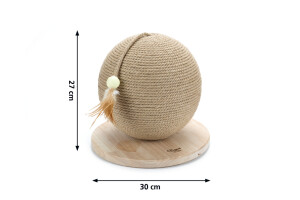 Beeztees DBL Kedi Tırmalama ve Oyuncağı, 30x30x27cm - 8