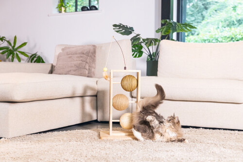 Beeztees DBL Kedi Tırmalama ve Oyuncağı, 34,5x29,5x50cm - 8
