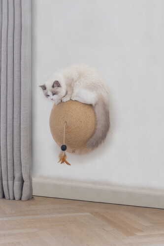 Beeztees DBL Kedi Tırmalama ve Oyuncağı, 34,5x34,5x18cm - 4