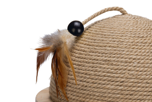 Beeztees DBL Kedi Tırmalama ve Oyuncağı, 34,5x34,5x18cm - 6