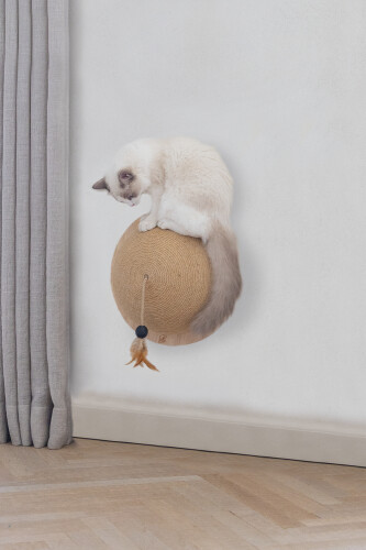 Beeztees DBL Kedi Tırmalama ve Oyuncağı, 34,5x34,5x18cm - 7