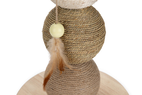 Beeztees DBL Kedi Tırmalama ve Oyuncağı, 34x34x47,5cm - 6