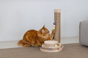 Beeztees DBL Kedi Tırmalama ve Oyuncağı, 38x24,5x47,5cm - 8