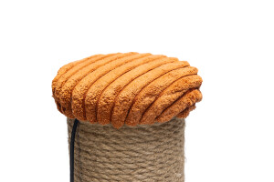 Beeztees DBL Kedi Tırmalama ve Oyuncağı, Toprak Rengi, 35x35x50cm - 7