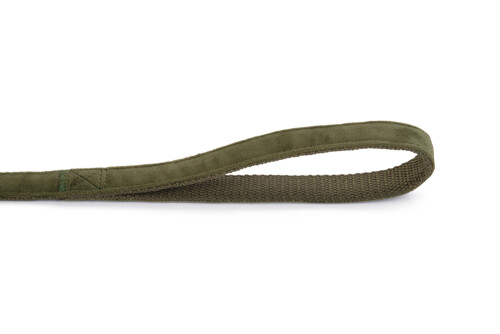 Beeztees DBL Köpek Gezdirme Kayışı, Velura, Yeşil, 120cm, 20mm - 2