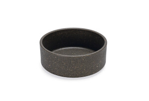 Beeztees DBL Köpek Mama Su Kabı, Bambu, Antrasit, 12cm, 300ml - Beeztees