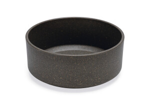 Beeztees DBL Köpek Mama Su Kabı, Bambu, Antrasit, 17cm, 800ml - Beeztees