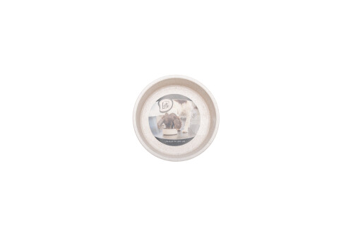 Beeztees DBL Köpek Mama Su Kabı, Bambu, Bej, 12cm, 300ml - 8