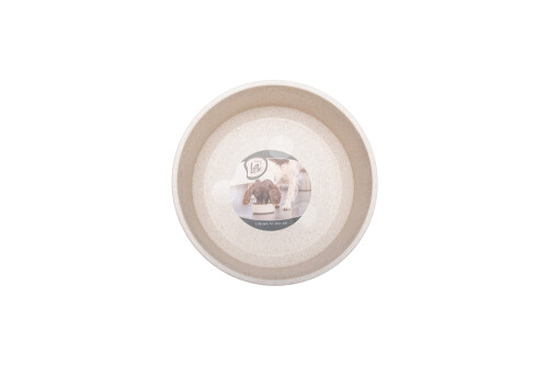 Beeztees DBL Köpek Mama Su Kabı, Bambu, Bej, 17cm, 800ml - 6