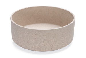 Beeztees DBL Köpek Mama Su Kabı, Bambu, Bej, 21cm, 1430ml - Beeztees