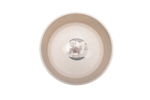 Beeztees DBL Köpek Mama Su Kabı, Bambu, Bej, 21cm, 1430ml - 4