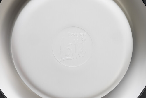 Beeztees DBL Köpek Mama Su Kabı, Mat Altın Rengi Paslanmaz Çelik, Bej Mermer Görünümlü, 17,5cm, 350m - 6