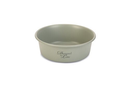 Beeztees DBL Köpek Mama Su Kabı, Mat Gri Paslanmaz Çelik, 16cm, 940ml - 1