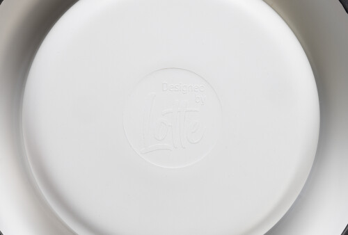 Beeztees DBL Köpek Mama Su Kabı, Mat Paslanmaz Çelik, Beyaz Mermer Görünümlü, 22cm, 700ml - 5