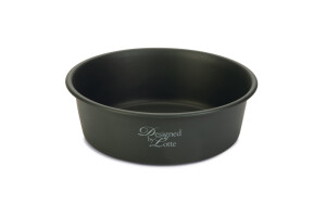 Beeztees DBL Köpek Mama Su Kabı, Mat Siyah Paslanmaz Çelik, 20cm, 1,9L - Beeztees