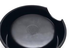 Beeztees DBL Köpek Mama Su Kabı, Mat Siyah Paslanmaz Çelik, Siyah Mermer Görünümlü, 17,5cm, 350ml - 6